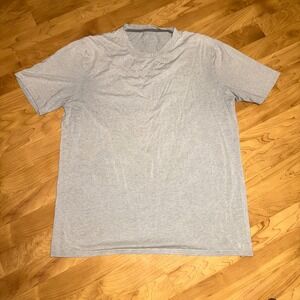 Free Fly Bamboo Blend Short Sleeve T-Shirt blueish Gray Men's XL (See Flaws)